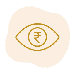 No hidden cost icon — IndecSpace transparent pricing