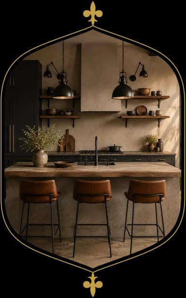 Warm Industrial — IndecSpace design style