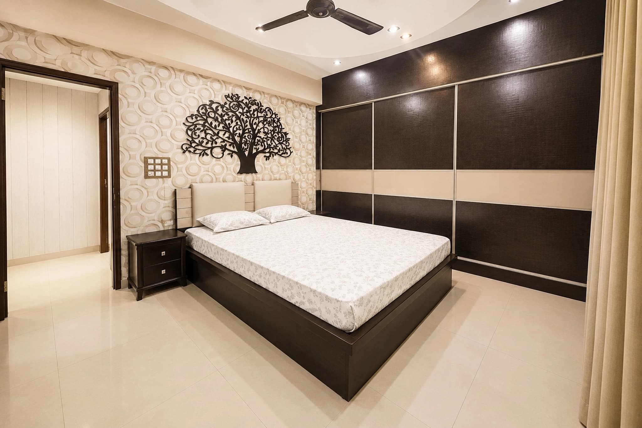 Luxury Contemporary 3BHK Interiors with Warm Wooden Elegance — gallery 2 | IndecSpace