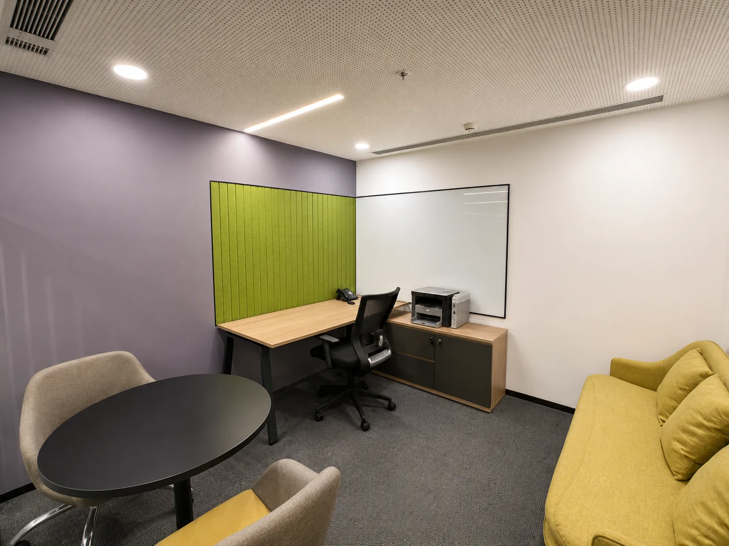 Private Office Cabin Interior Design by IndecSpace