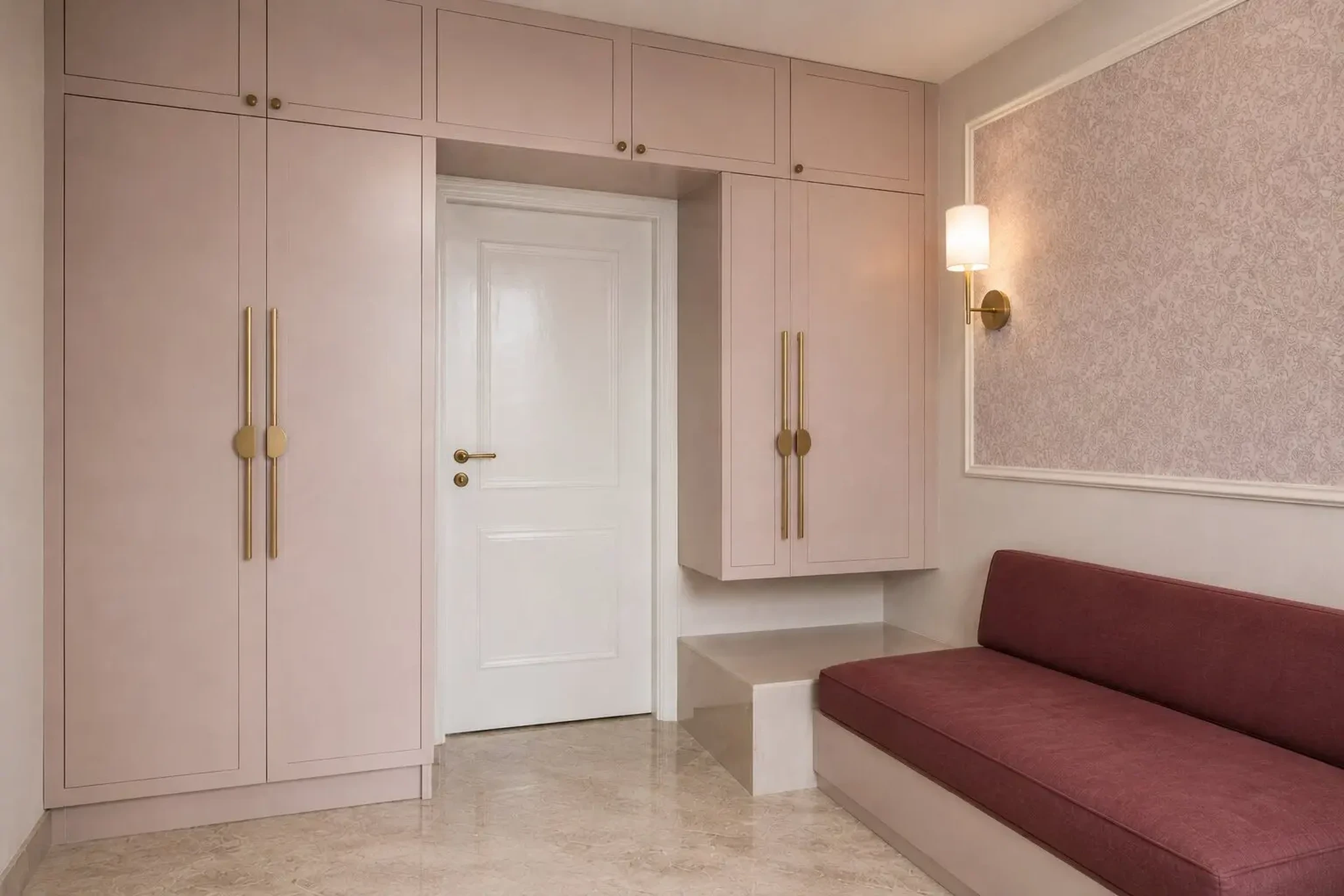 Modern Classic 3BHK Residence with Warm Beige & Walnut Interiors — gallery 3 | IndecSpace