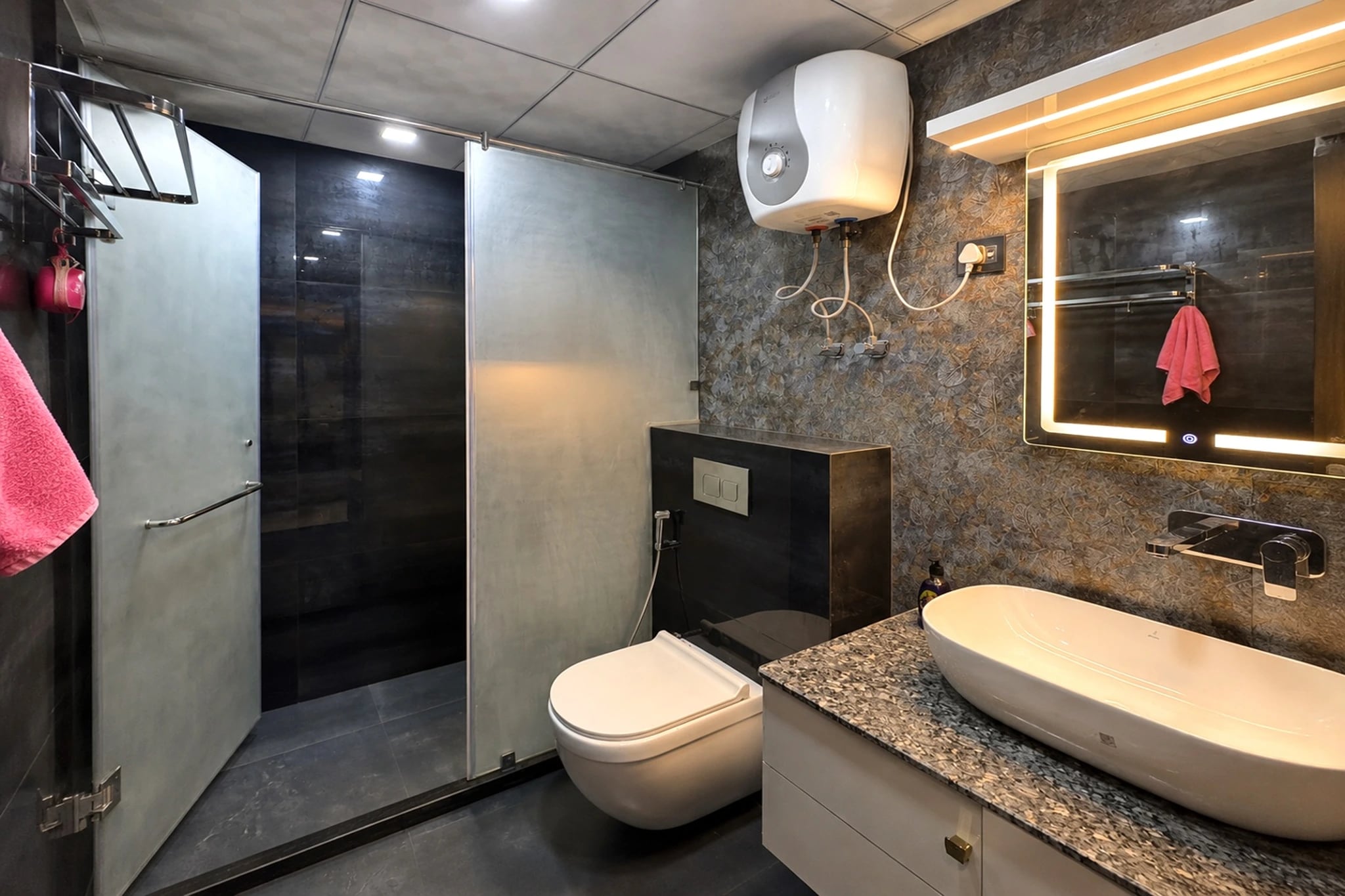 Modern Luxury 3BHK Residence with Elegant White & Gold Interiors — gallery 4 | IndecSpace